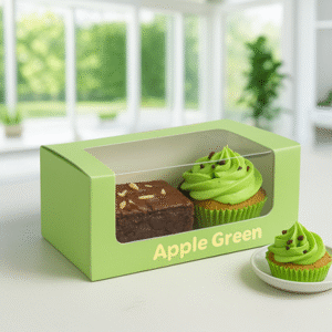 Brownie & Chocolate Box - Apple Green - 6.2x3.5x2