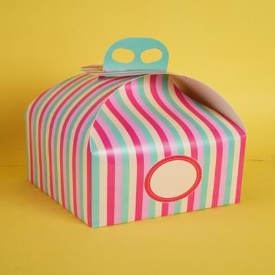 Candy Stripe 8x8x5